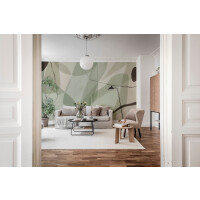 Fototapeta abstrakcyjna Rebel Walls R17023 Asana Green Simplicity