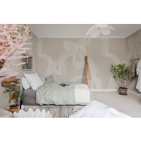 Fototapeta linie Rebel Walls R18421 Stripes Sand Simplicity