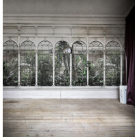 Fototapeta architektura i roślinność Rebel Walls R16262 Dove Gardens White Scenery