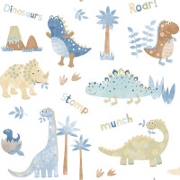 Tapeta dinozaury Galerie G78363 Tiny Tots 2