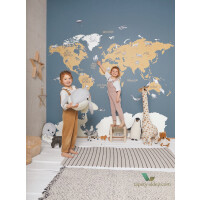 Mural Caselio Word Map OUP102032066 Our Planet