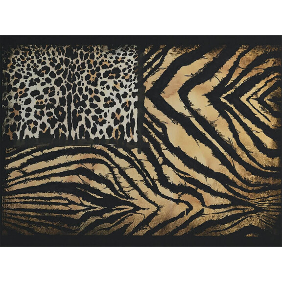 Mural pasy tygrysa i cętki tekstylny Roberto Cavalli RC19101 Home NO. 8