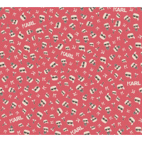 Tapeta Ikonik czerwona 37843-5 Karl Lagerfeld