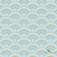 Tapeta w wachlarze art-deco Casamance Otto 74821340 Printemps Viennois