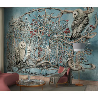 Fototapeta sowy i gałęzie Wallcraft Avera 500312102