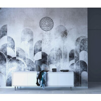 Fototapeta w stylu Art Deco Wallcraft Blau 320312101