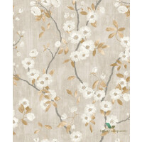 Tapeta w kwiatki Casadeco DELY 85392327 Spring Flower Delicacy