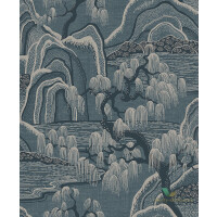 Tapeta w japońskim stylu Boras 3133 Indigo Garden Eastern Simplicity