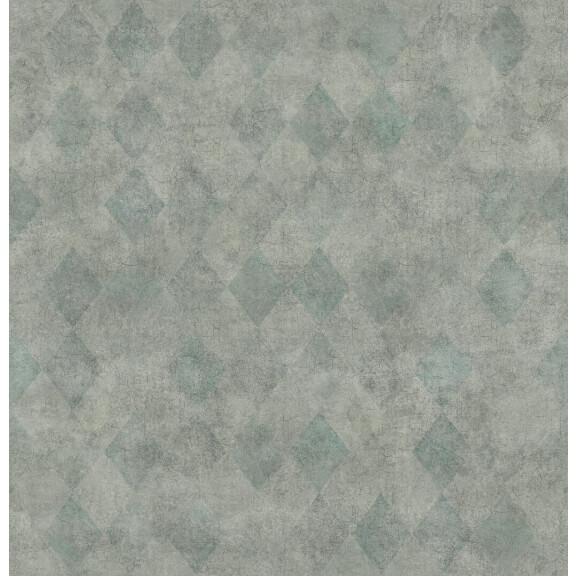 Tapeta romby Rebel Walls R18521 Small Painted Diamonds Fancy Green Pops