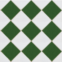 Tapeta płytki romby Rebel Walls R18552 Checkered Tiles White & Green Pops