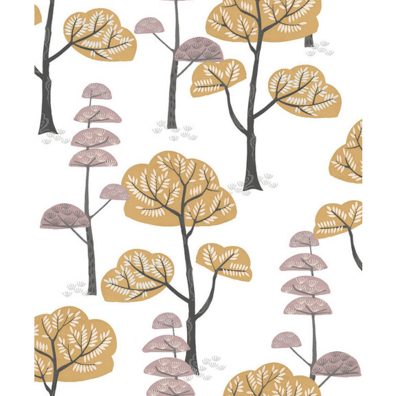 Tapeta drzewa Khroma HAP104 TREES AMBER Be Happy