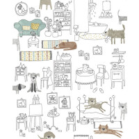 Tapeta zwierzęta Khroma HAP601 PETS JADE Be Happy