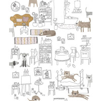 Tapeta zwierzęta Khroma HAP602 PETS AMBER Be Happy
