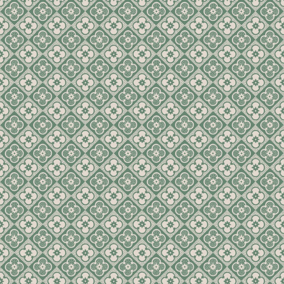 Tapeta jak płytki Sandberg S10153 Lyckan Emerald Huset i Solen