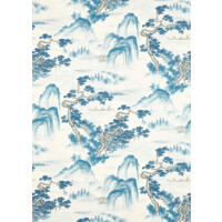 Tapeta tekstylna w stylu orientalnym Zoffany 312984 Floating Mountains Kensington Walk Wallcoverings