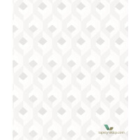 Tapeta geometryczna 3D Casadeco HELS82050102 Hexacube Helsinki