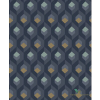 Tapeta geometryczna 3D Casadeco HELS82056523 Hexacube Helsinki