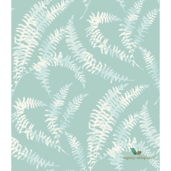 Tapeta 1838 Wallcoverings 1905-125-01 Felci Aquamarine Capri