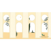Tapeta Wall&Deco WET_TS1802 TEMPO-SOSPESO WET SYSTEM 2018