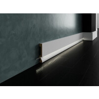 Listwa przypodłogowa malowana biała LED LPC-29M-LE Creativa wys. 10cm