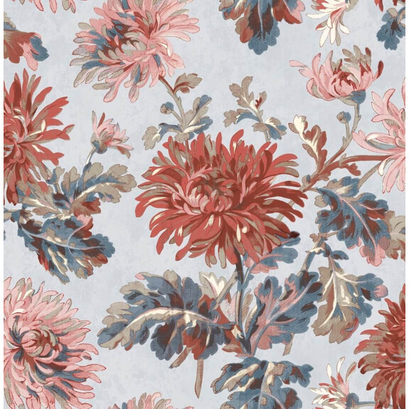 Tapeta kwiaty chryzantemy Laura Ashley 114912 Maryam Volume II