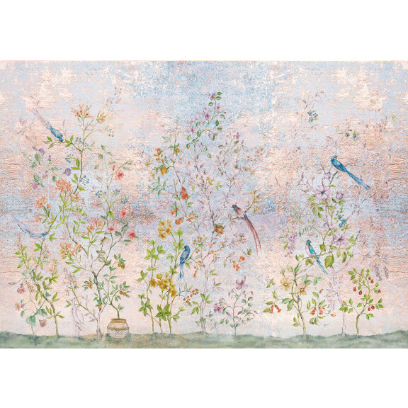 Mural Coordonne 8800120 Tea Garden Metamorphosis