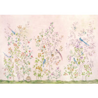 Mural Coordonne 8800122 Tea Garden Metamorphosis