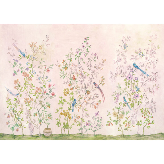 Mural Coordonne 8800122 Tea Garden Metamorphosis