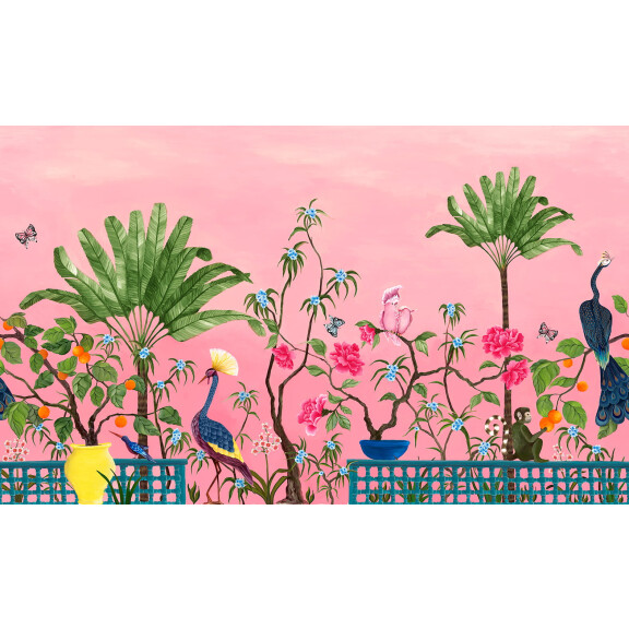 Mural Coordonne 8800130 Neo-Tea Garden Metamorphosis