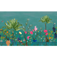 Mural Coordonne 8800132 Neo-Tea Garden Metamorphosis