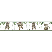 Border psotne małpki Marburg 45854 Kids Walls Little Adventures