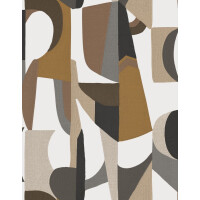Tapeta geometryczna retro Casamance Assemblage 75460100 L'Atelier