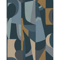 Tapeta geometryczna retro Casamance Assemblage 75460202 L'Atelier