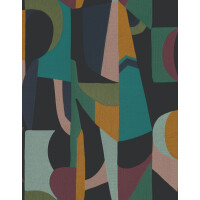 Tapeta geometryczna retro Casamance Assemblage 75460304 L'Atelier