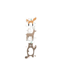 Miarka wzrostu zwierzęta leśne Marburg 45874 Kids Walls Little Adventures