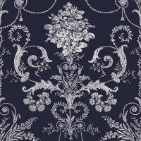 Tapeta adamaszek Laura Ashley 113386 Josette Volume I