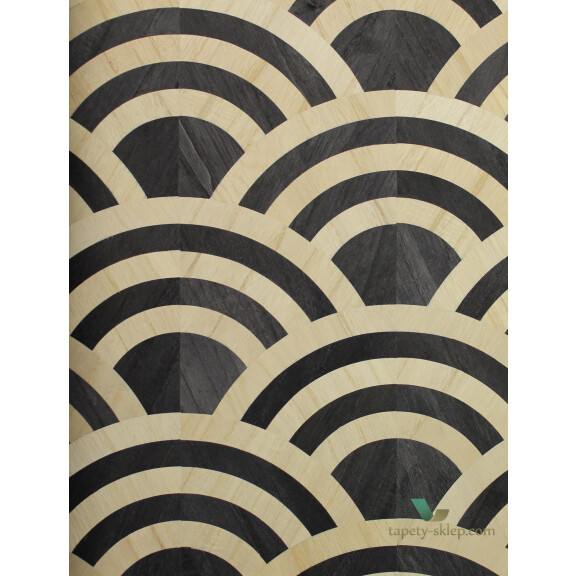 Tapeta Wachlarze Arte Moooi MO3040 Lucky O'S Tokyo Blue