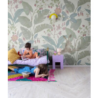 Fototapeta roślinna Rebel Walls R18233 Strawberry Field Ivory Wonder World