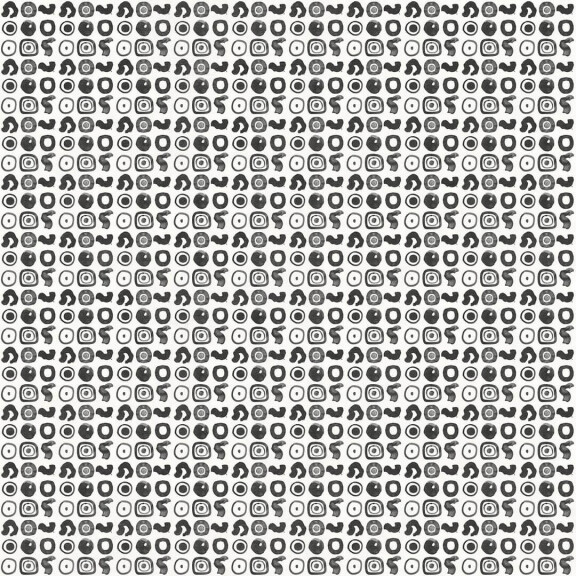 Fototapeta geometryczna abstrakcja Tecnografica 80477-1B MAURICIO LARA: SIGNOS BLACK AND WHITE B Art Collections