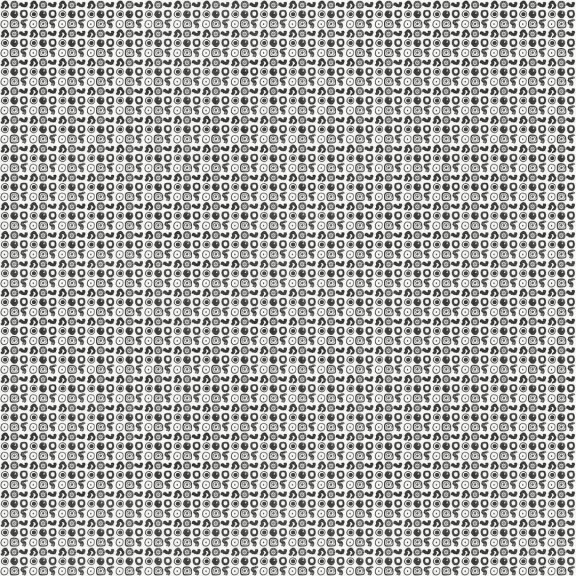 Fototapeta geometryczna abstrakcja Tecnografica 80477-1C MAURICIO LARA: SIGNOS BLACK AND WHITE C Art Collections