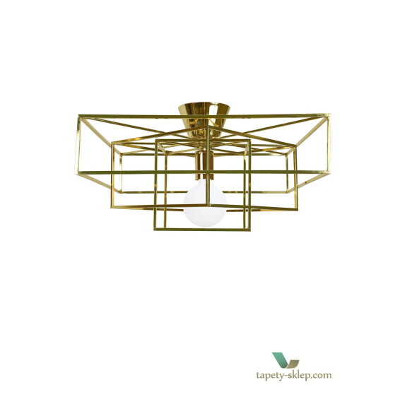 Lampa sufitowa Cube Brass 661063 Globen