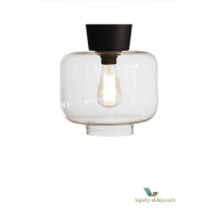 Lampa sufitowa Ritz Clear / Black 663555 Globen