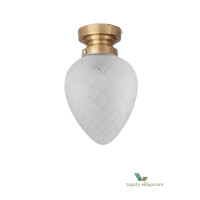 Lampa sufitowa Juni IP44 Cut Glass White 690108 Globen