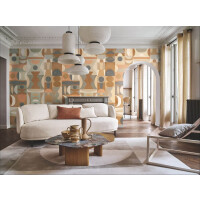 Mural retro geometryczny Casamance 75564384 Modelage Panoramas 2