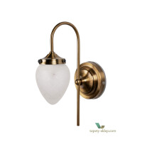 Kinkiet Juni IP44 Cut Glass White 690208 Globen
