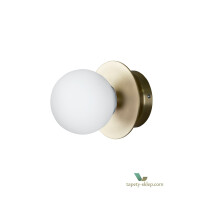 Kinkiet/Lampa sufitowa Art Deco IP44 Brushed Brass 694165 Globen