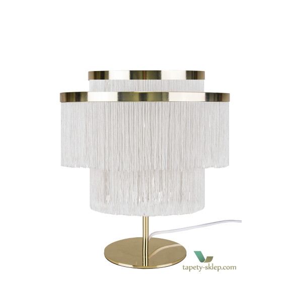 Lampa stołowa Frans White 729008 Globen