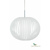 Lampa wisząca Plastic straps XL White / Chrome 873108 Globen