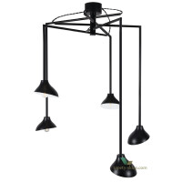 Lampa wisząca Shift 5 Black 971511 Globen