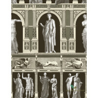 Tapeta Mind the Gap WP20423 Statues Antique Taupe
